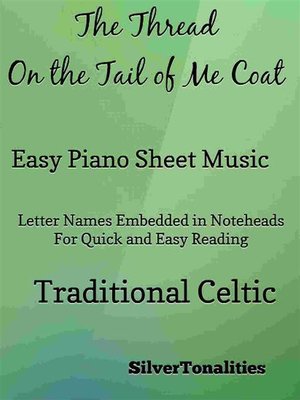 cover image of The Thread on the Tail of Me Coat Easy Piano Sheet Music